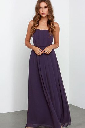 A linie prächtiges langes Brautjungfernkleid - Bild 16