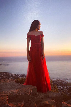 Prinzessin Dehnbarer Satin Anmutig Halle Romantisches Ballkleid - Bild 2