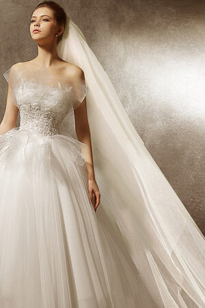 Robe de mariée en tulle distinctif en satin cordon derniere tendance - Photo 3