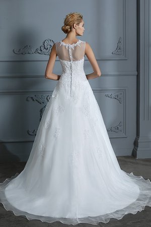 Robe de mariée de mode de bal de traîne moyenne belle exclusif formelle - Photo 2