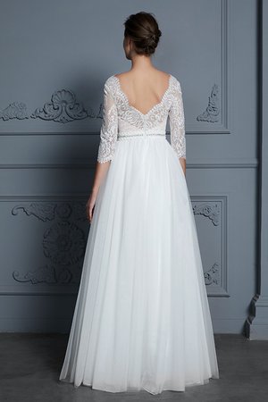 Abito da sposa moda lunghi a-line all aperto cerniera a terra - Foto 2