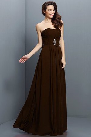 Chiffon Prinzessin Empire Taille A Linie Reißverschluss Brautjungfernkleid - Bild 7