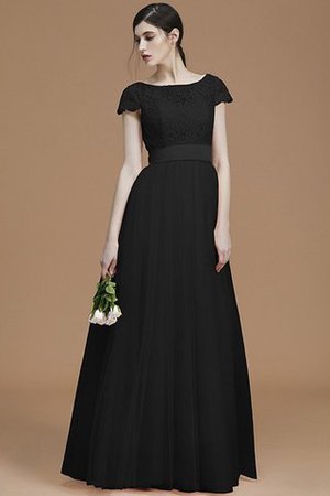 Vestido de Dama de Honor de Corte princesa de Corte-A de Manga corta - Foto 21