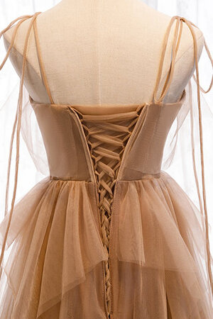 Robe de bal voyant avec sans manches de lotus naturel mode - Photo 5