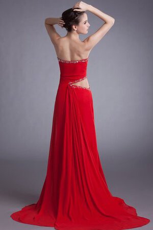 Robe de soirée avec sans manches ceinture avec ruban avec chiffon - Photo 8