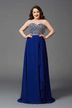 Formal Vestido de Fiesta de Corte-A de Corte princesa en Gasa de Sin mangas - Foto 1