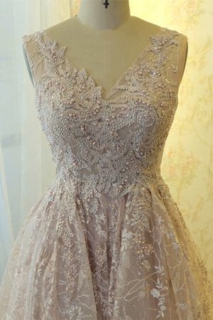 Robe de bal coupé ligne a attirent extraodinaire longue - Photo 4