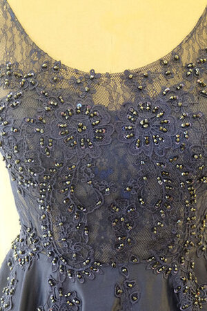 Robe de bal col ras du cou ligne a délicat en salle romantique - Photo 3