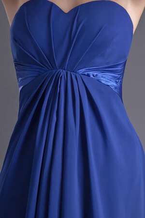 Chiffon Ärmelloses Herz-Ausschnitt Abendkleid - Bild 5