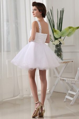 A-Linie Tüll Juwel Ausschnitt Spaghetti Träger mini Jugendweihekleid - Bild 7