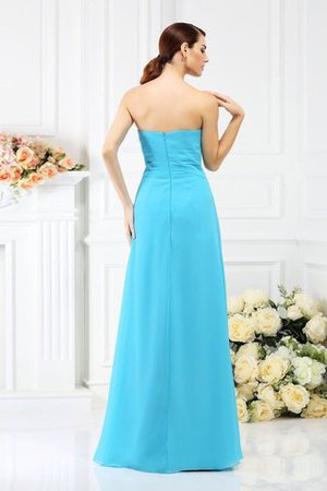 Robe demoiselle d'honneur longue avec fleurs avec chiffon de bustier ligne a - Photo 30