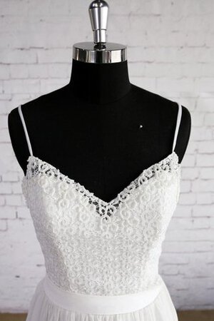 Abito da Sposa Formale E Informale con Piega sensuale Semplice in Chiffon con Fusciacca - Foto 3