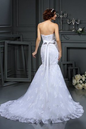 Elegante Vestido de Novia de Corte Sirena de Natural de Cola Corte - Foto 2