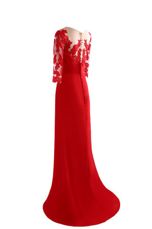 Natürliche Taile A-Linie attraktives konservatives schick swing Brautmutterkleid - Bild 8
