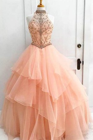 Abito da Ballo Ball Gown Lupetto in Organza in pizzo Elegante Moderno - Foto 1