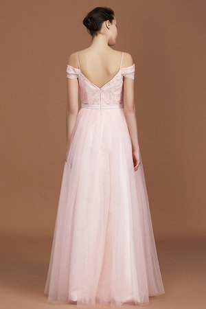 Tüll Bezaubernd Prinzessin Herz-Ausschnitt Brautjungfernkleid mit Natürlicher Taille - Bild 2