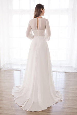 Robe de mariée avec manche longue en chiffon parfait humble romantique - Photo 2