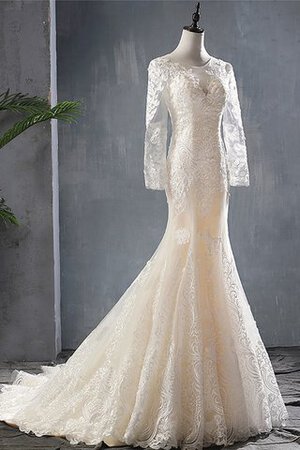 Meerjungfrau Stil Zauberhaft Dom Tolles Konservatives Brautkleid - Bild 3