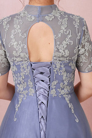 Robe de bal avec décoration dentelle avec lacets excellent a-ligne luxueux - Photo 6
