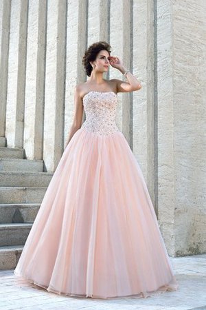 Ewiges Empire Taille Trägerlos Anständiges Brautkleid mit Reißverschluss - Bild 1