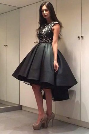 Normale Taille Paillettenbesetztes Satin Prinzessin Abiballkleid aus Paillette - Bild 2