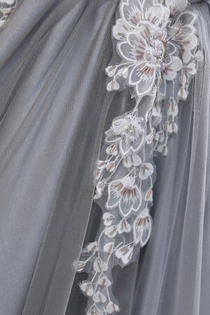 Robe de bal de princesse textile en tulle distinctif cordon de bustier - Photo 7