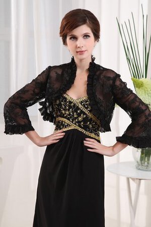 Robe de soirée delicat longue en forme avec perle decoration en fleur - Photo 5