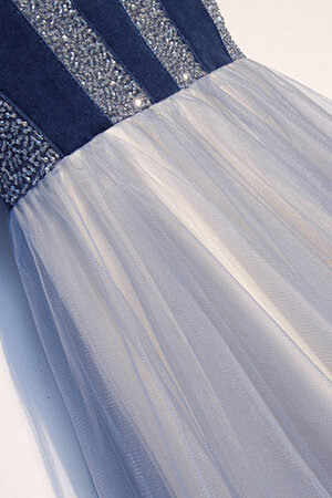 Robe de bal merveilleux textile en tulle impressioé naturel modeste - Photo 5