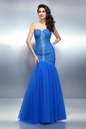 Meerjungfrau Stil Herz-Ausschnitt Empire Taille Bodenlanges Einfaches Abendkleid - Bild 1