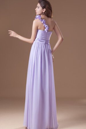 Abito da Damigella Conotta Moderno con Nastro con Increspato A-Line in Chiffon - Foto 8