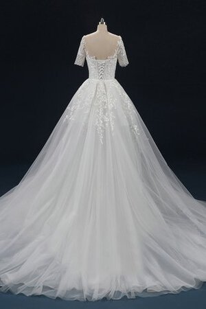 Robe de mariée longueur au ras du sol enchanteur broder a eglise exceptionnel - Photo 2
