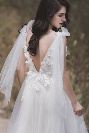 Moderno Vestido de Novia de Flores de Natural de Fabuloso - Foto 7