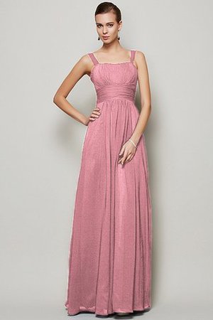 Robe demoiselle d'honneur longue plissage avec zip longueur au ras du sol en chiffon - Photo 22