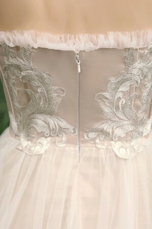 Abito da sposa in pizzo romantico retro con increspature in raso bellissimo - Foto 5