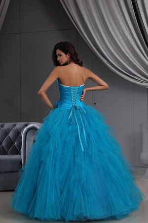A-Linie gerüschtes Duchesse-Linie Quinceanera Kleid aus Tüll mit Rüschen - Bild 6