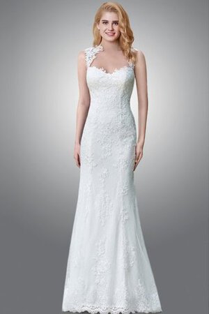 Robe de mariée moderne serieuse elégant avec sans manches de sirène - Photo 1