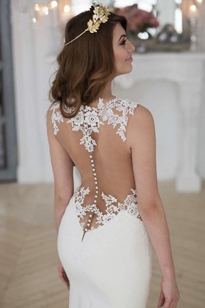 Robe de mariée broder splendide boutonné moderne naturel - Photo 4