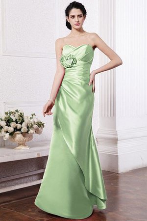 Robe demoiselle d'honneur longue naturel plissé avec zip longueur au ras du sol - Photo 26