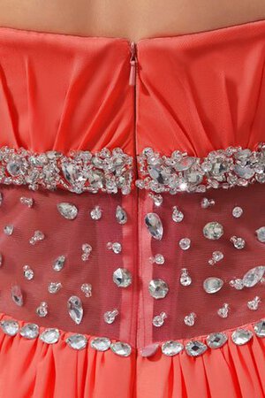A linie Empire Taille sexy Abendkleid mit Herz-Ausschnitt aus Chiffon - Bild 5