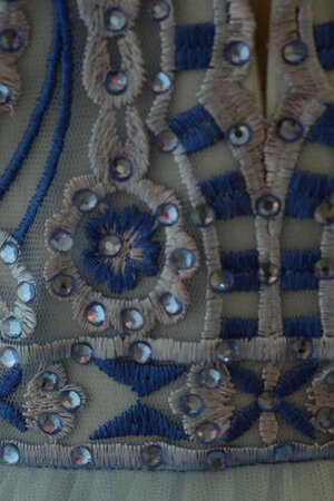 Robe de bal haute qualité textile en tulle en satin intemporel longue - Photo 5