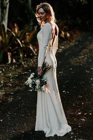 Robe de mariée attrayant gaine de traîne courte salle interne à la mode - Photo 2