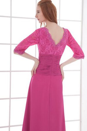 Enges V-Ausschnitt langes Elegantes Abendkleid - Bild 7