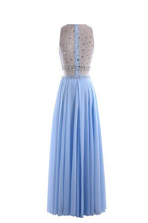 Robe de bal étoilé romantique au niveau de cou de col en cœur en tissu pailleté - Photo 5