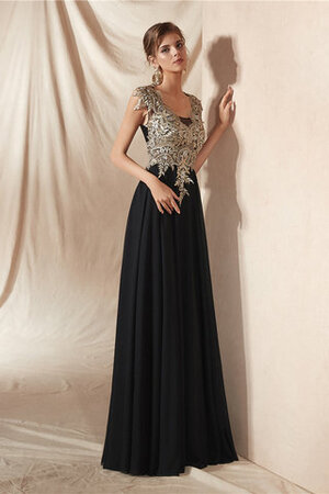 Robe de bal frappant en satin extensible avec perle romantique naturel - Photo 2