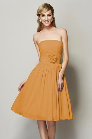 Trägerlos Ärmelloses Prinzessin Bescheidenes Kurzes Brautjungfernkleid - Bild 20