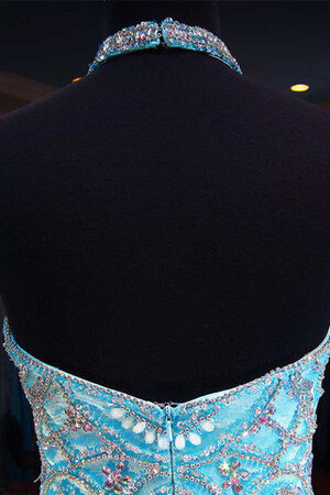 Umwerfend Rückenfreies Reißverschluss Neckholder Ballkleid aus Chiffon - Bild 4