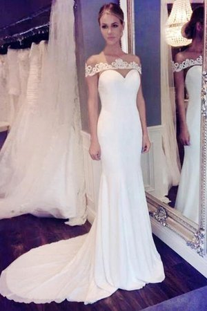 Abito da sposa pudica sensuale classico sbalorditivo con piega semplice - Foto 1