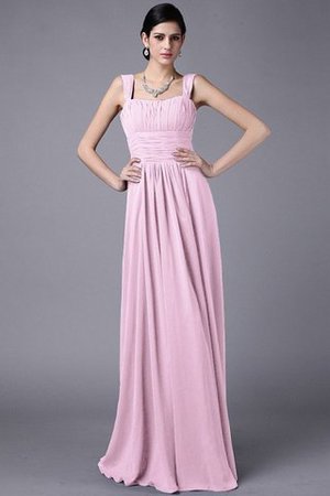 Plissiertes Reißverschluss Anständiges Bodenlanges Brautjungfernkleid aus Chiffon - Bild 20