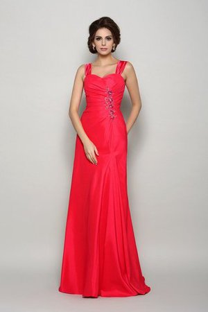 Ärmellos Prinzessin Elastischer Gewebter Satin Sweep train Brautmutterkleid mit Jacke - Bild 3