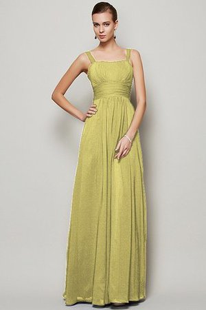 Robe demoiselle d'honneur longue plissage avec zip longueur au ras du sol en chiffon - Photo 9